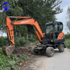 Escavadeira de rodas Doosan usada Wa500